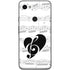 BW Musical Notes Google Pixel 3a XL Skin